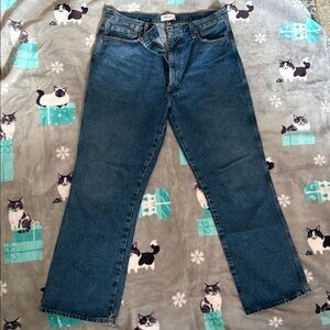 Agolde Pinch Waist Jeans Size 32 Medium Wash